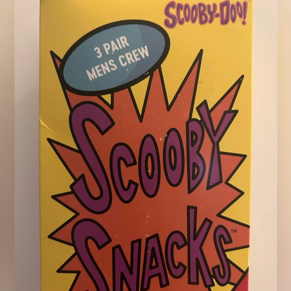 COPY - NIB Bioworld Scooby-Doo! Scooby Snacks 3 pair men’s crew socks sock size… - Picture 8 of 8